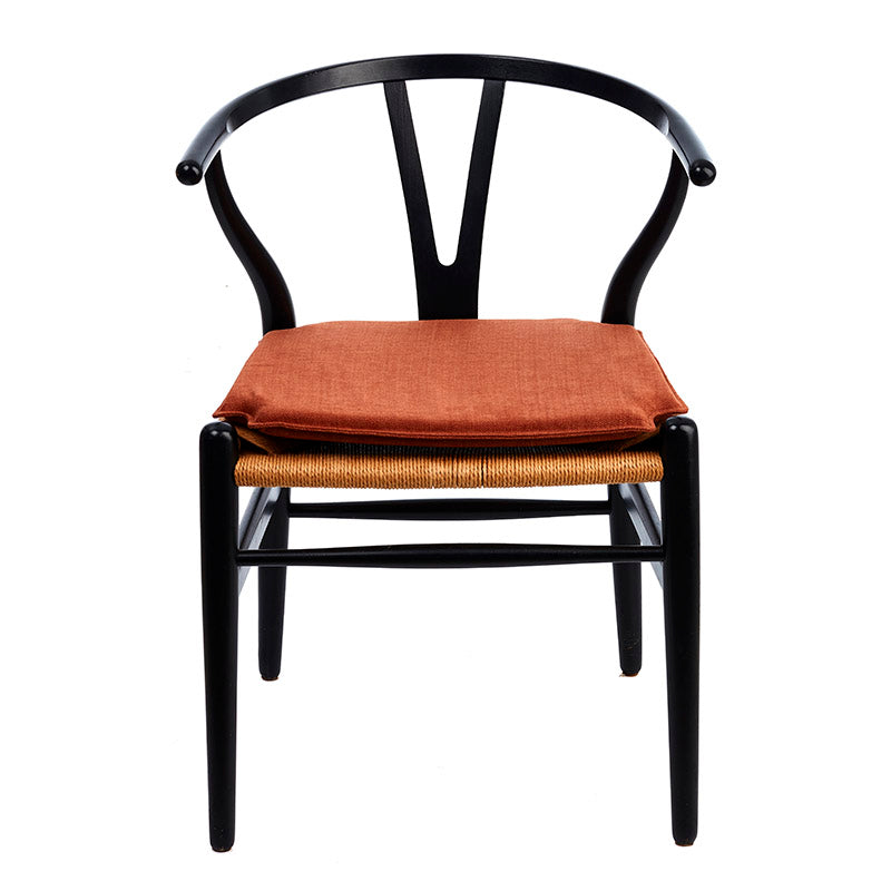 Pute til Hans J. Wegner Y-stol CH24 i mursteinstoffpolstring