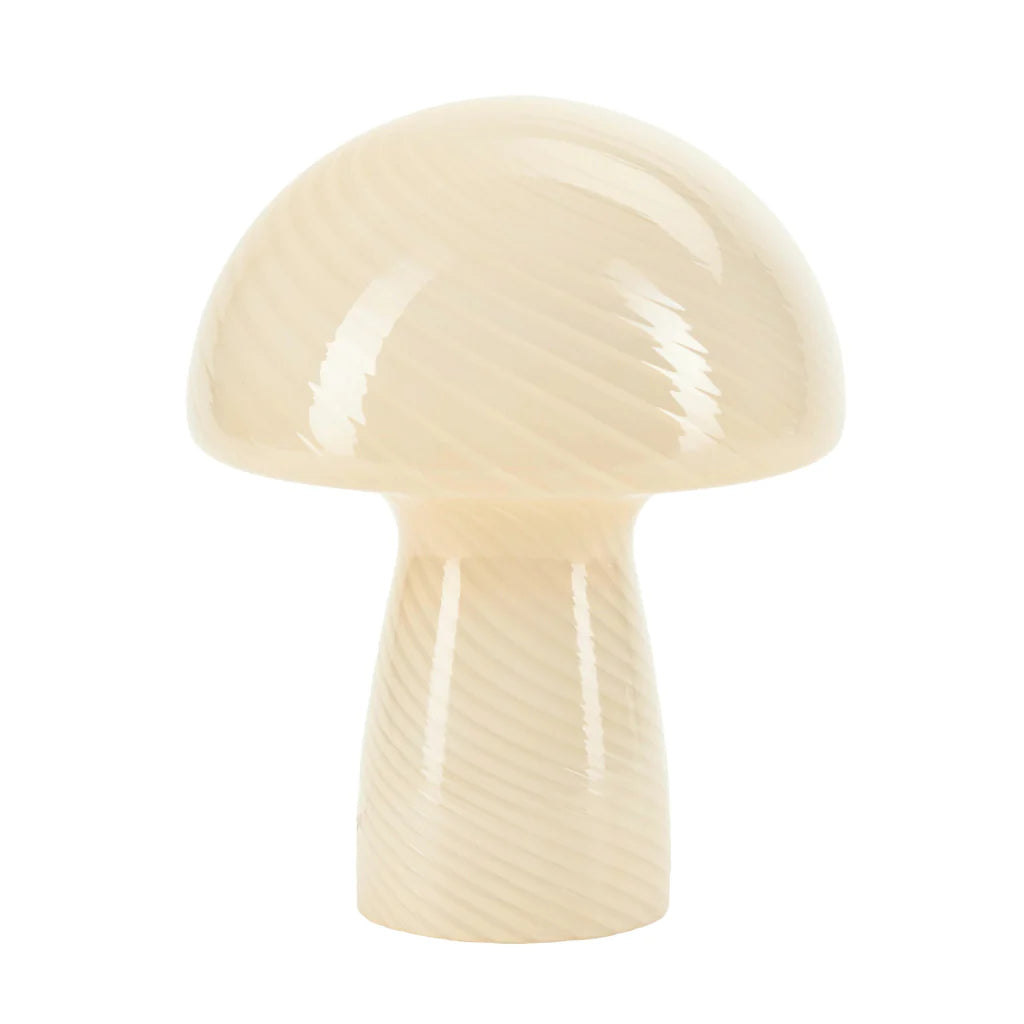 Bahne - Mudhly Lamp / Mushroom Table Lamp - Gul - H32 cm