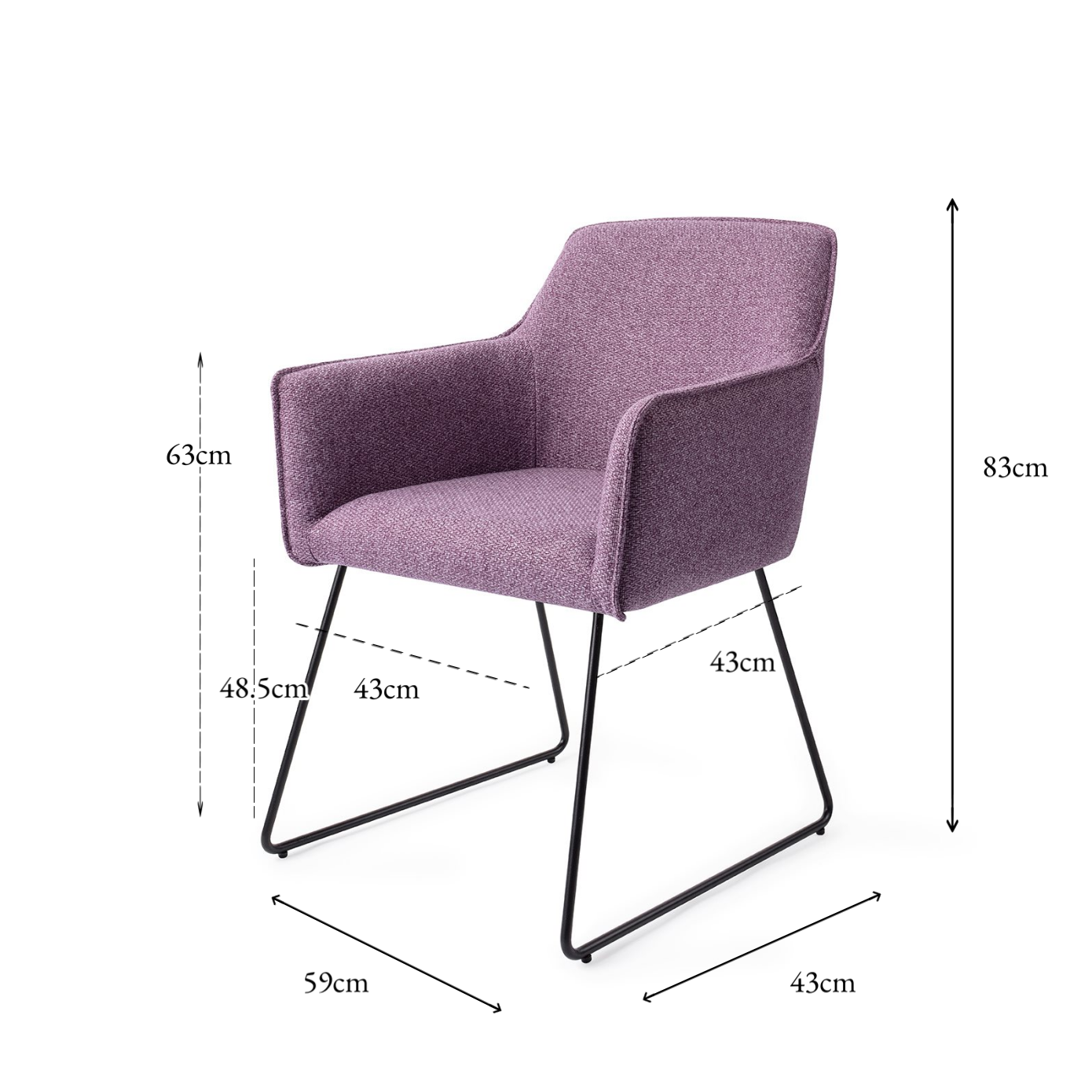 Hofu spisestol Violet Daisy