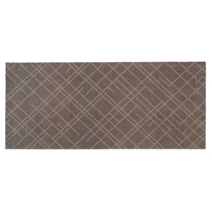 Gulvmatte 67 x 150 cm - Linjer/sand