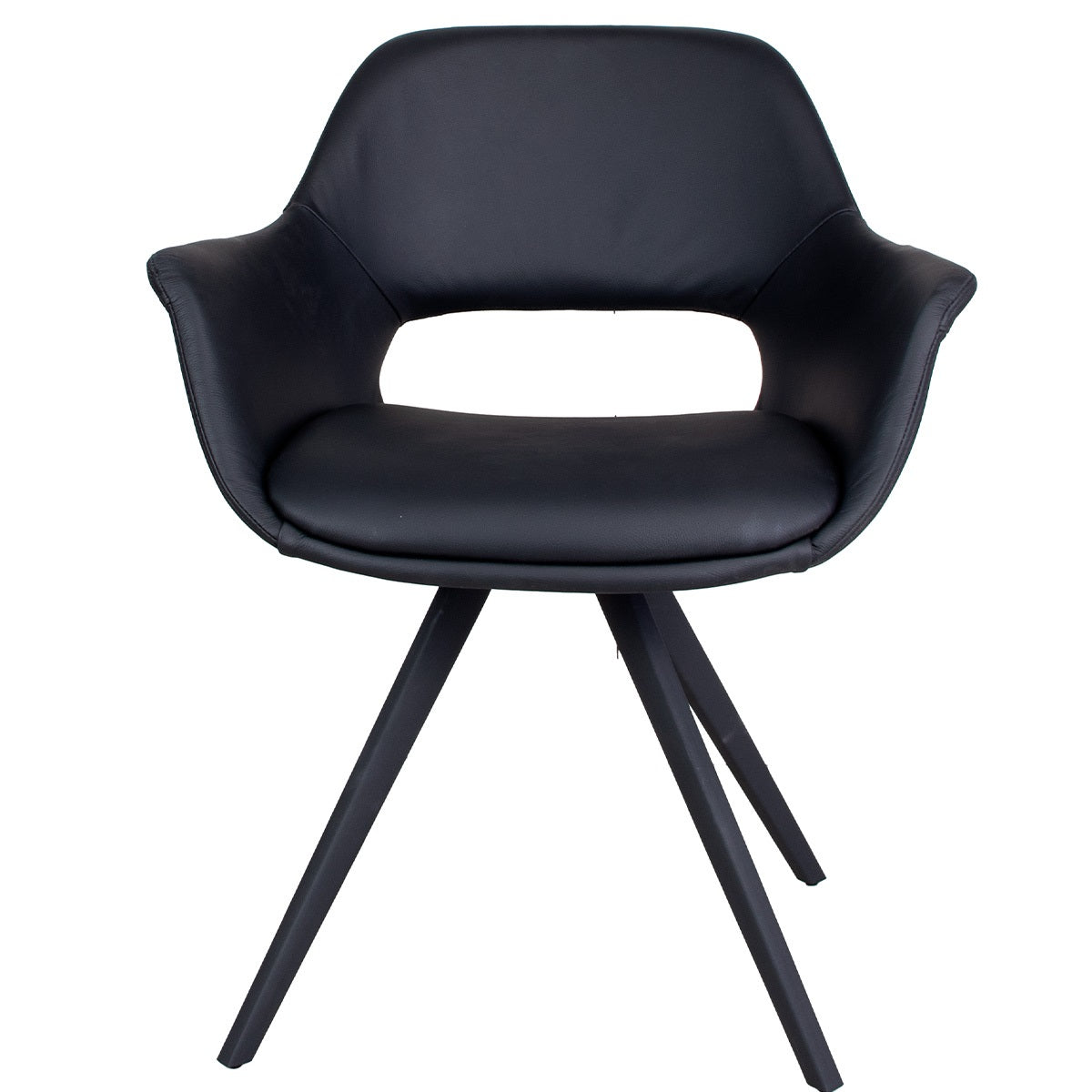 Spisebordstol Fenja Black Pu