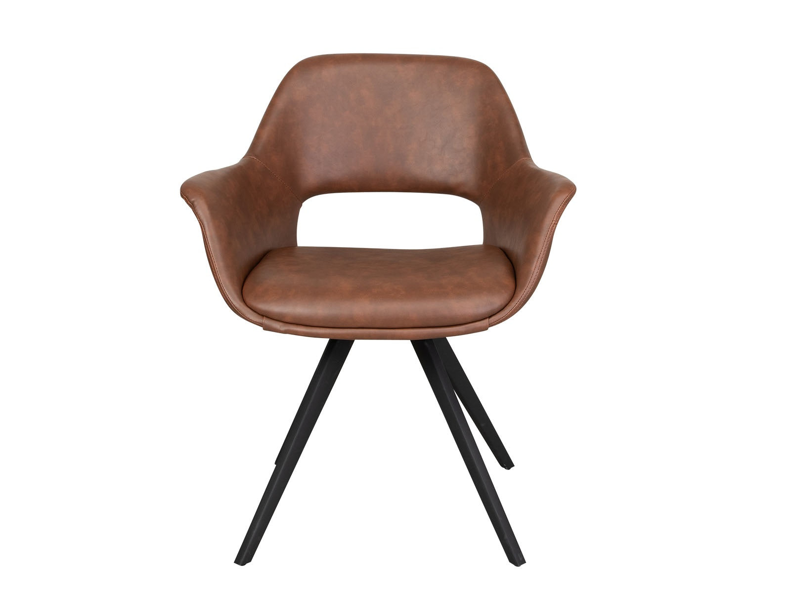 Spisebordstol Fenja Cognac Pu