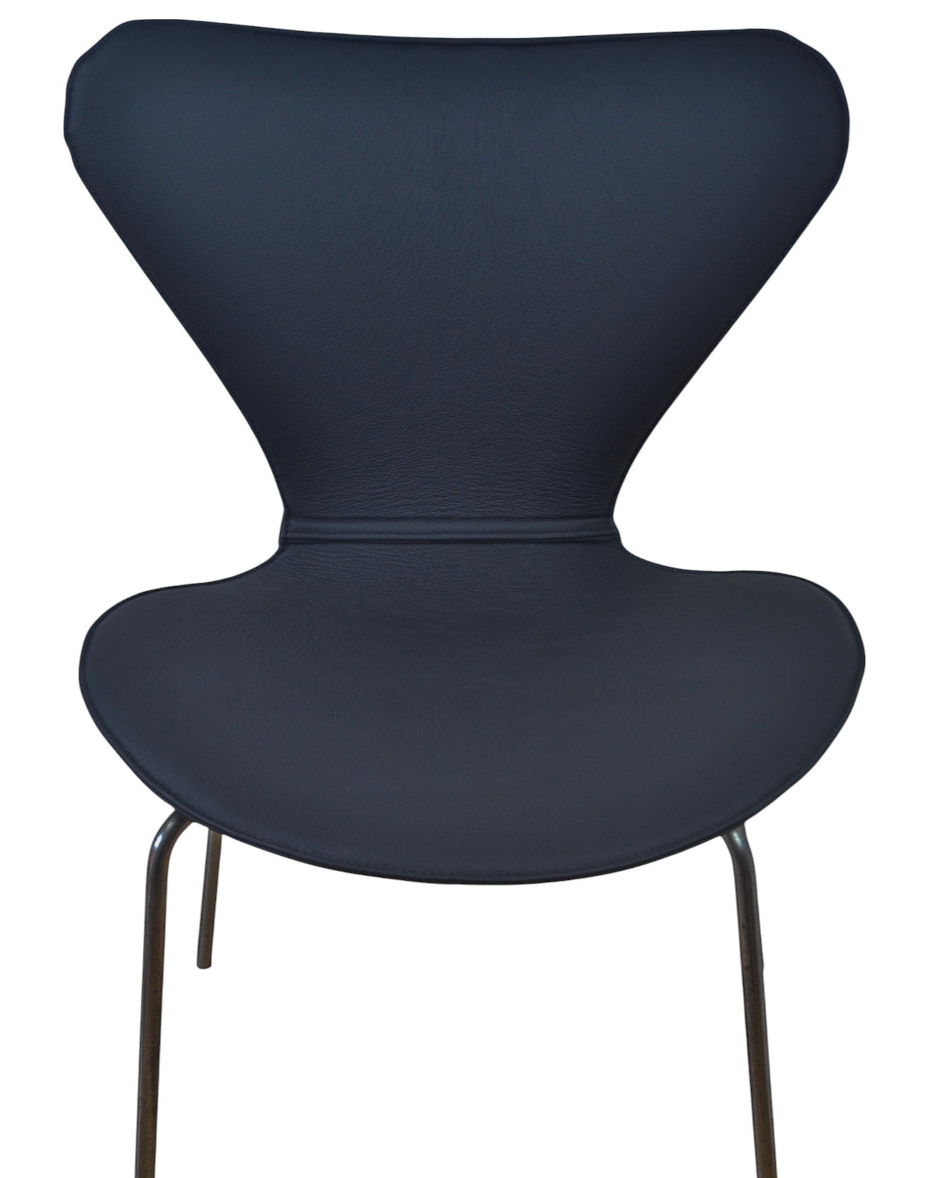 Fullt deksel til Arne Jacobsen 3107 stol i svart skinn