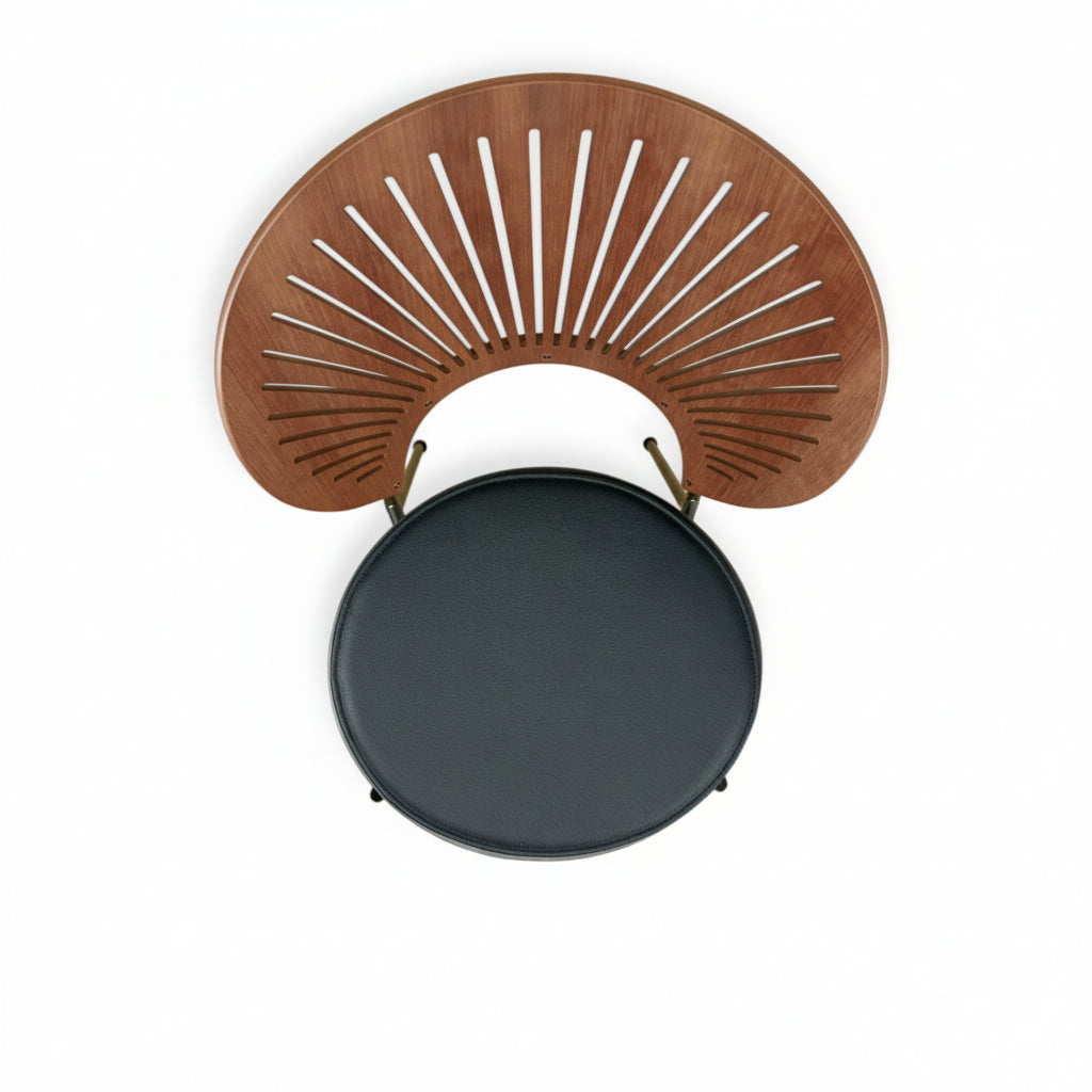 Luksuspute til Nanna Ditzel Trinidad stolen i - svart skinn