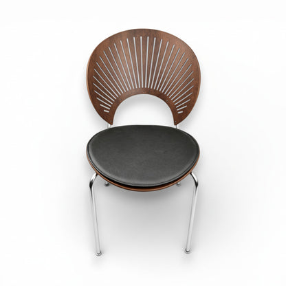 Luksuspute til Nanna Ditzel Trinidad stolen i - svart skinn