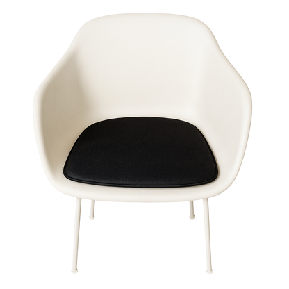 Luksuspute til Muuto Fiber lenestolstol i - svart skinn