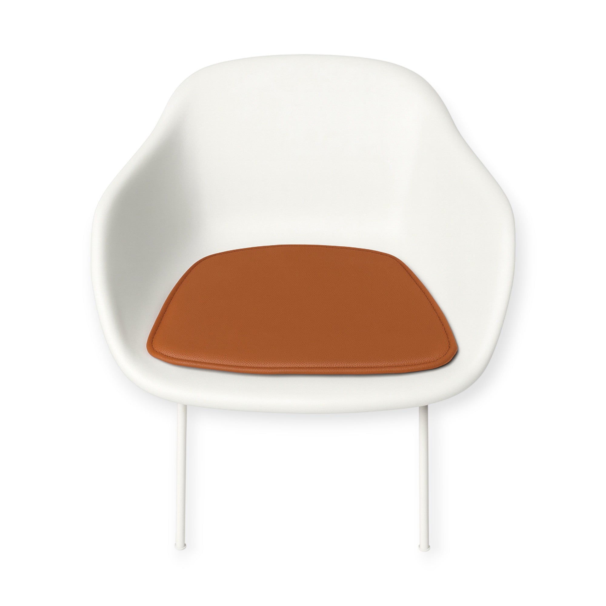 Luksuspute til Muuto Fiber lenestolstol i - Cognac Leather