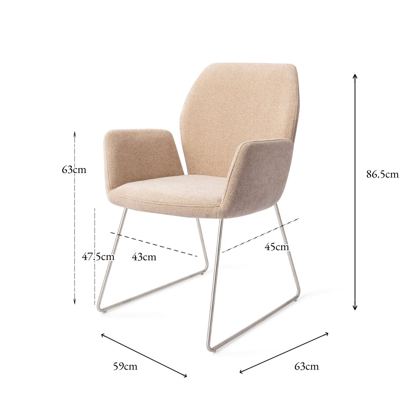 Misaki Dining Chair Funky Fudge