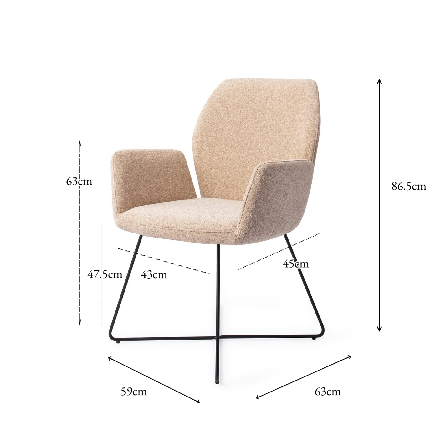 Misaki Dining Chair Funky Fudge