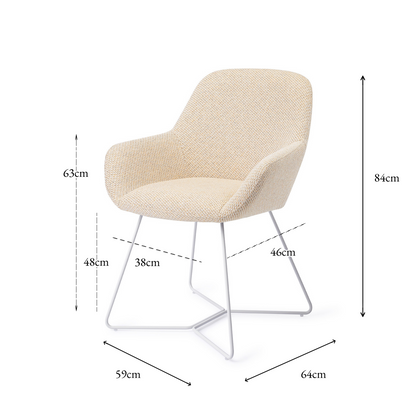 Kushi Dining Chair Trouty skjær