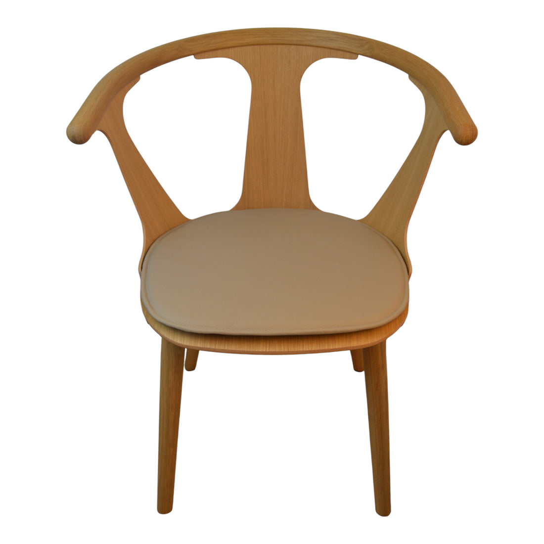 Luksuspute til og tradisjon SK1 i mellom stol i - sandfarget skinn