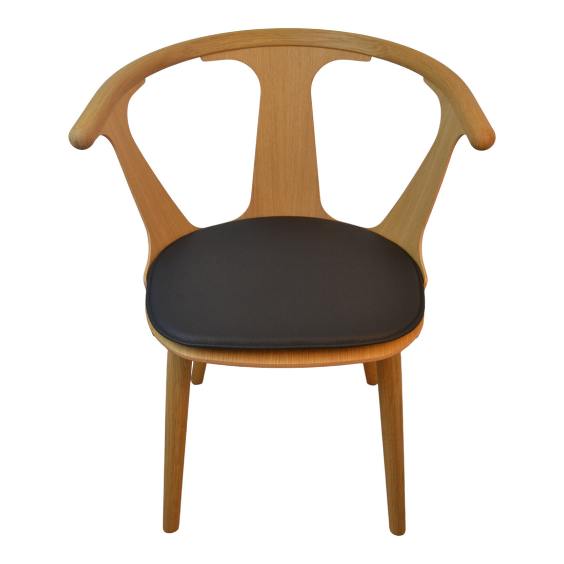 Luksuspute til og tradisjon SK1 mellom stol i - svart skinn