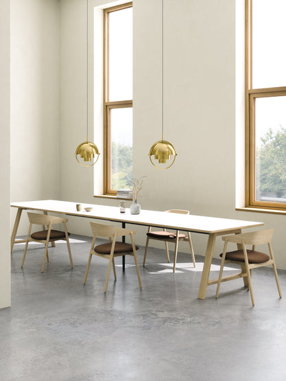 T11 Pull -out Table White Laminat - Mat (Crystal White)
