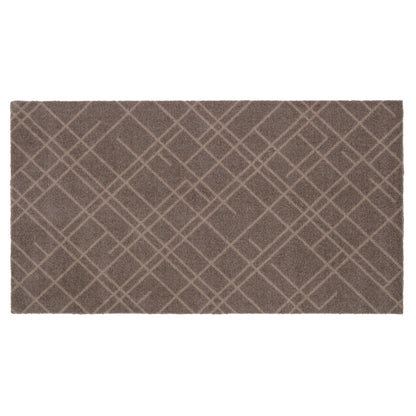 Gulvmatte 67 x 120 cm - Linjer/sand