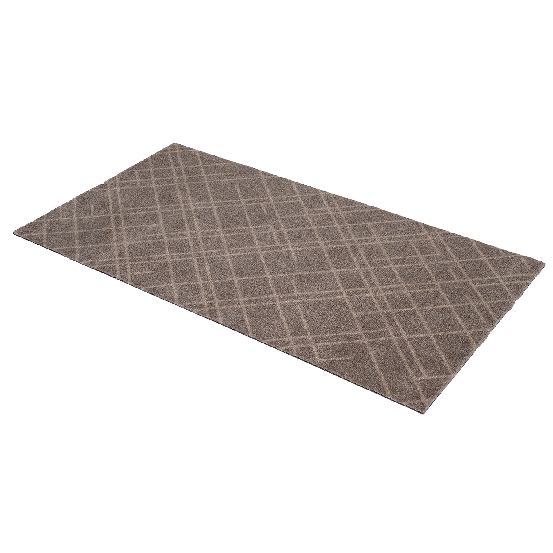 Gulvmatte 67 x 120 cm - Linjer/sand