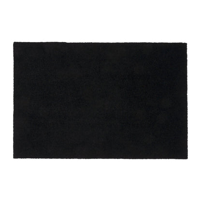 Gulvmatte 60 x 90 cm - uni farge/svart