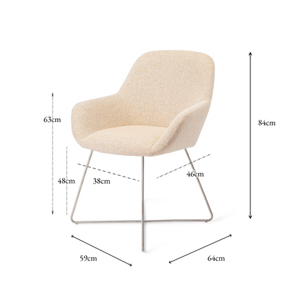 Kushi Dining Chair Trouty skjær