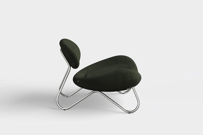 Meadow Lounge Chair - Furu/børstet stål