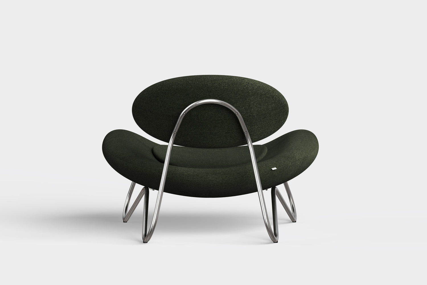 Meadow Lounge Chair - Furu/børstet stål