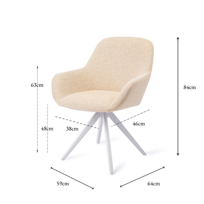 Kushi Dining Chair Trouty skjær