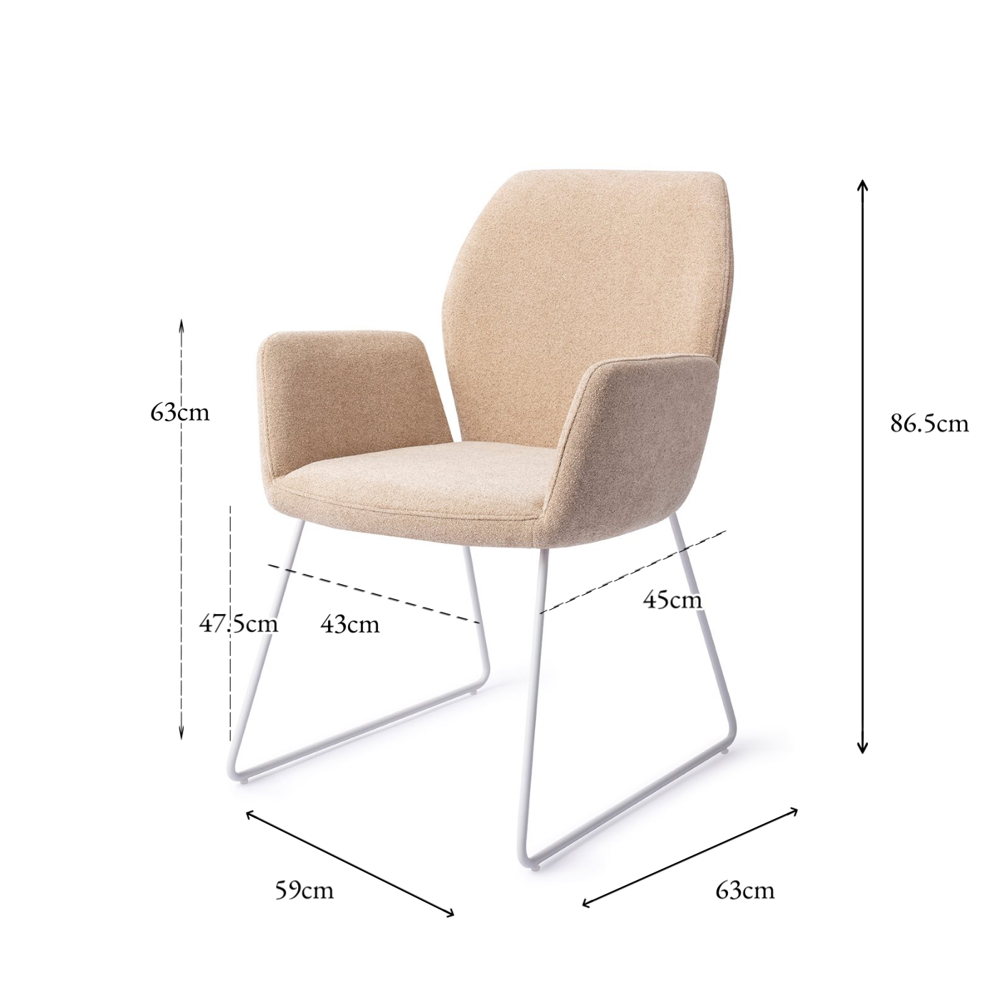 Misaki Dining Chair Funky Fudge