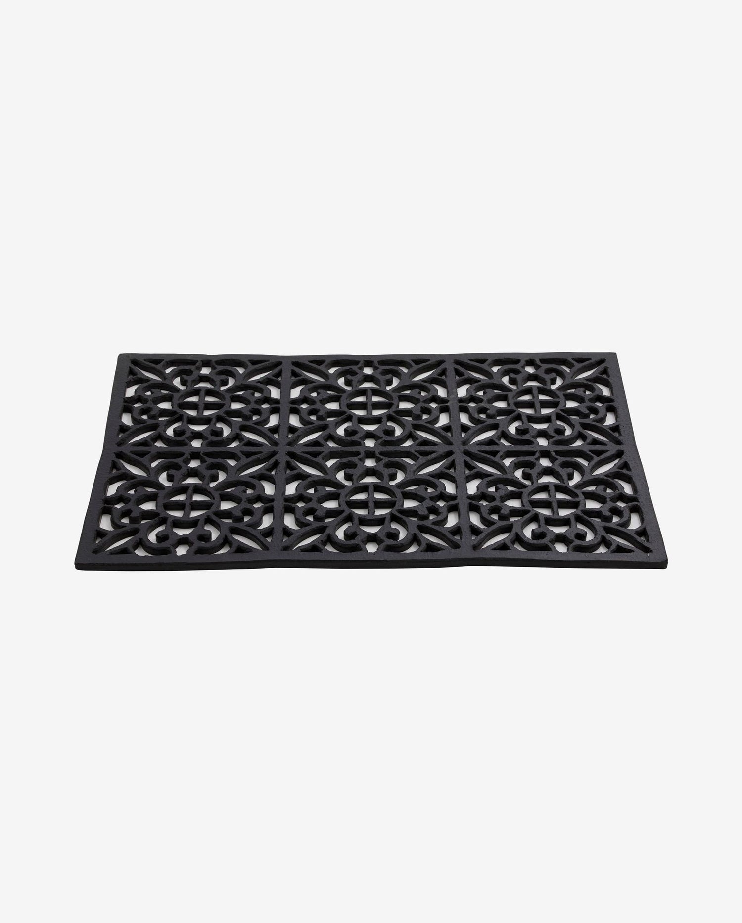 Spica Doormat in Rubber - 50,5x75 cm - Svart