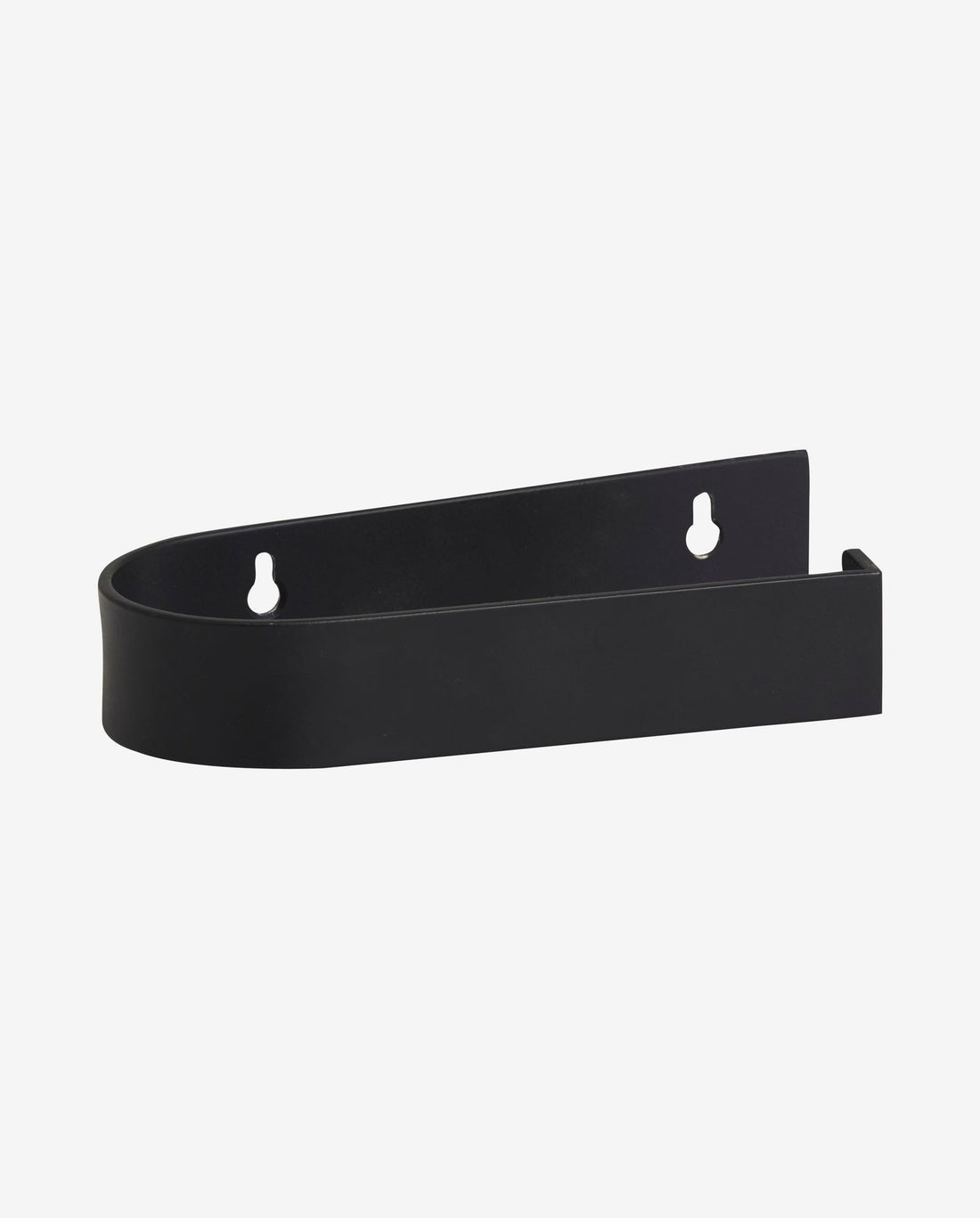 Sotra toalettrullholder i rustfritt stål - L16,5 cm - svart