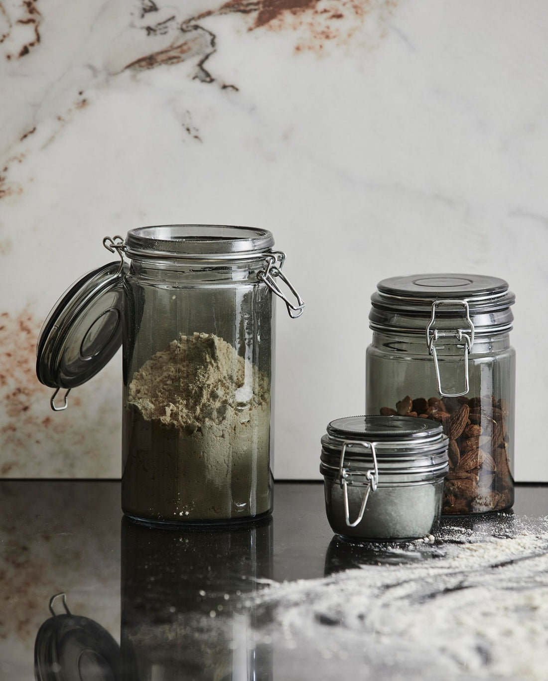 Pæreoppbevaringsglass med patentlokk - 950 ml