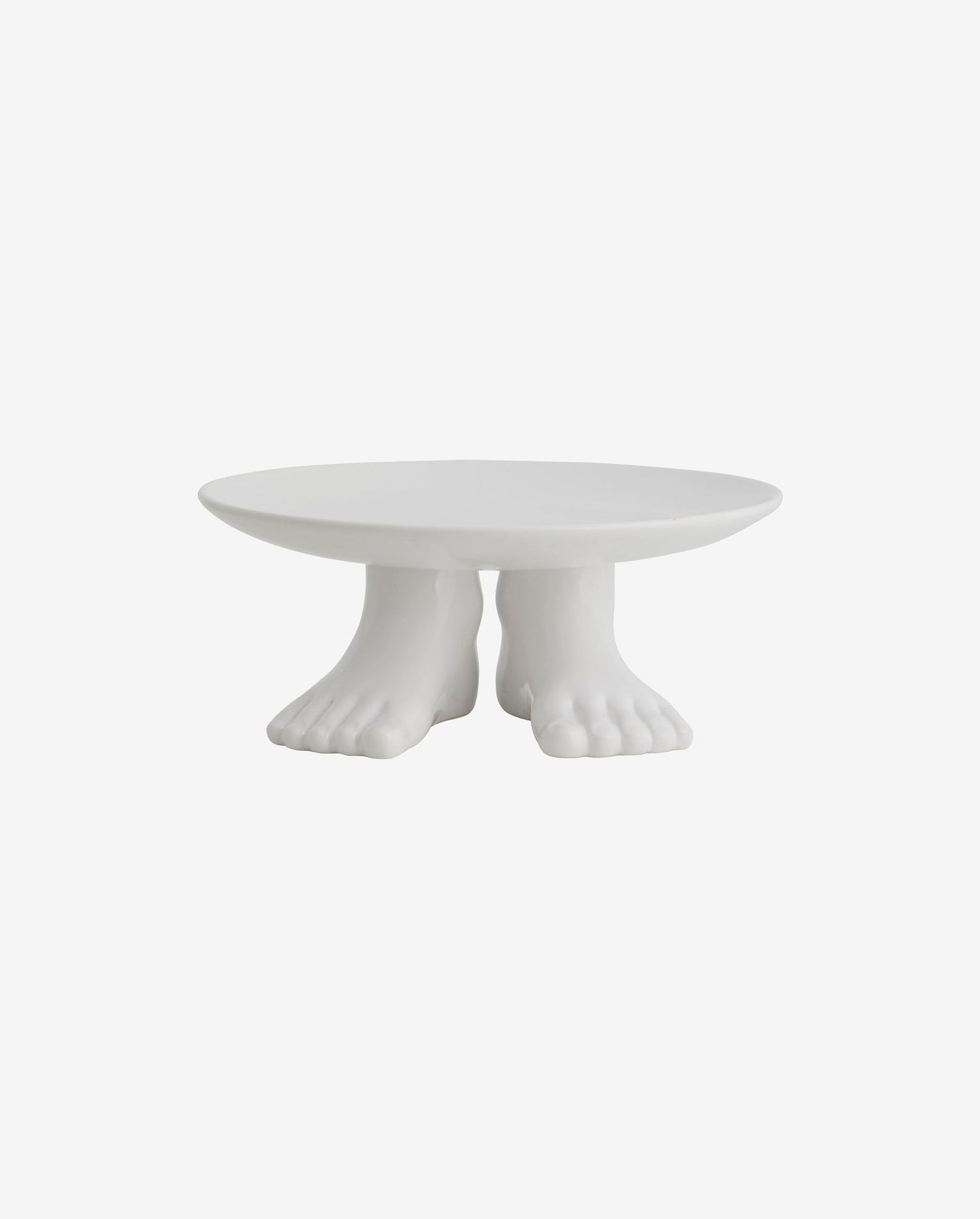 Cicely Cake Dish in Ceramics - Ø29,5 cm - Hvit