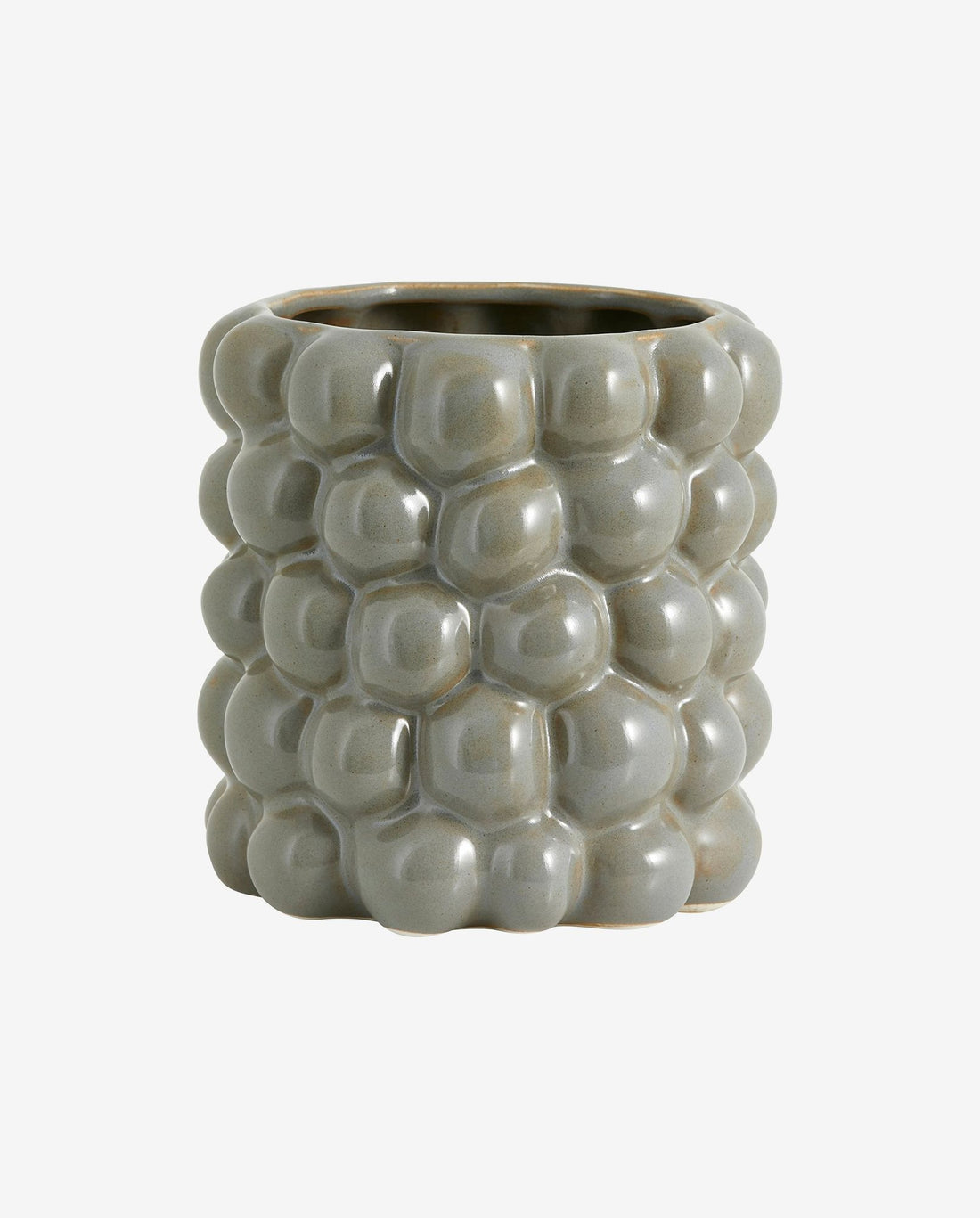 Carna Herbal Pot in Porcelain - Small - Ø15,5 cm - Grå