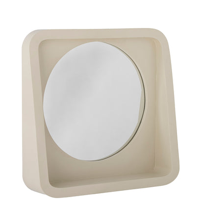 Bloomingville Phoebe Mirror m/hylle, natur, polyresin