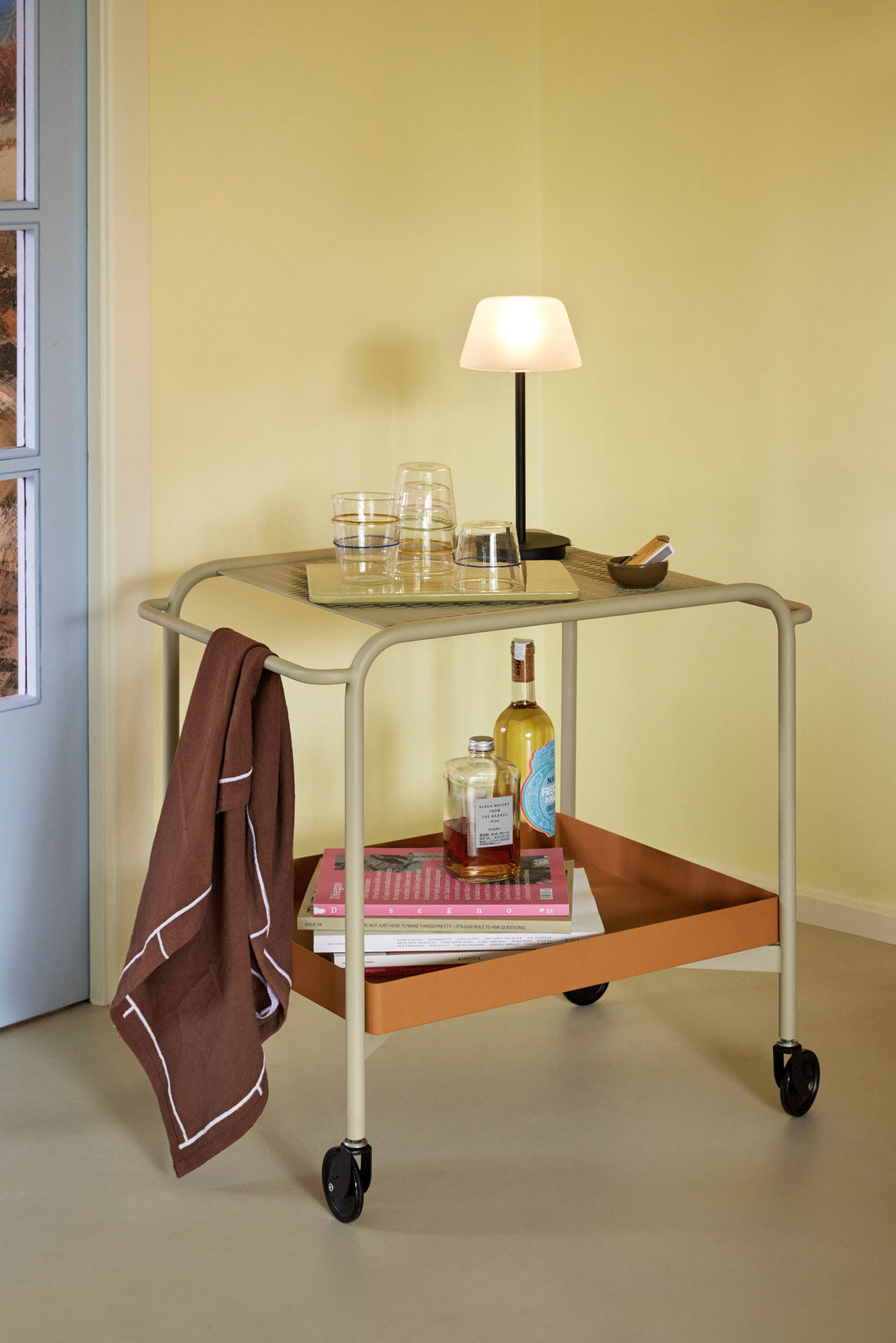 Hübsch Easypeasy Håndklebrun/lilla