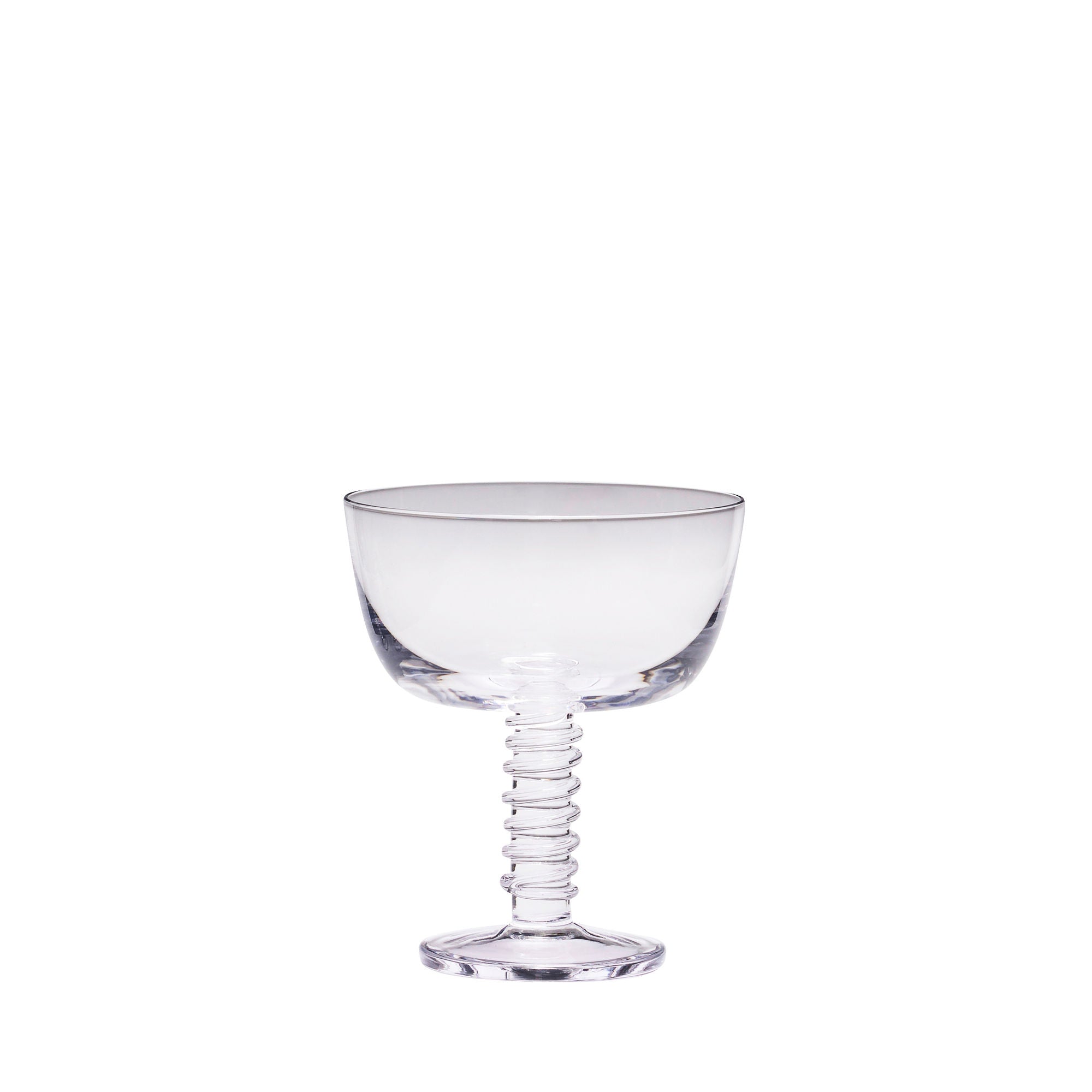 Hübsch Clink Champagne Glass klar