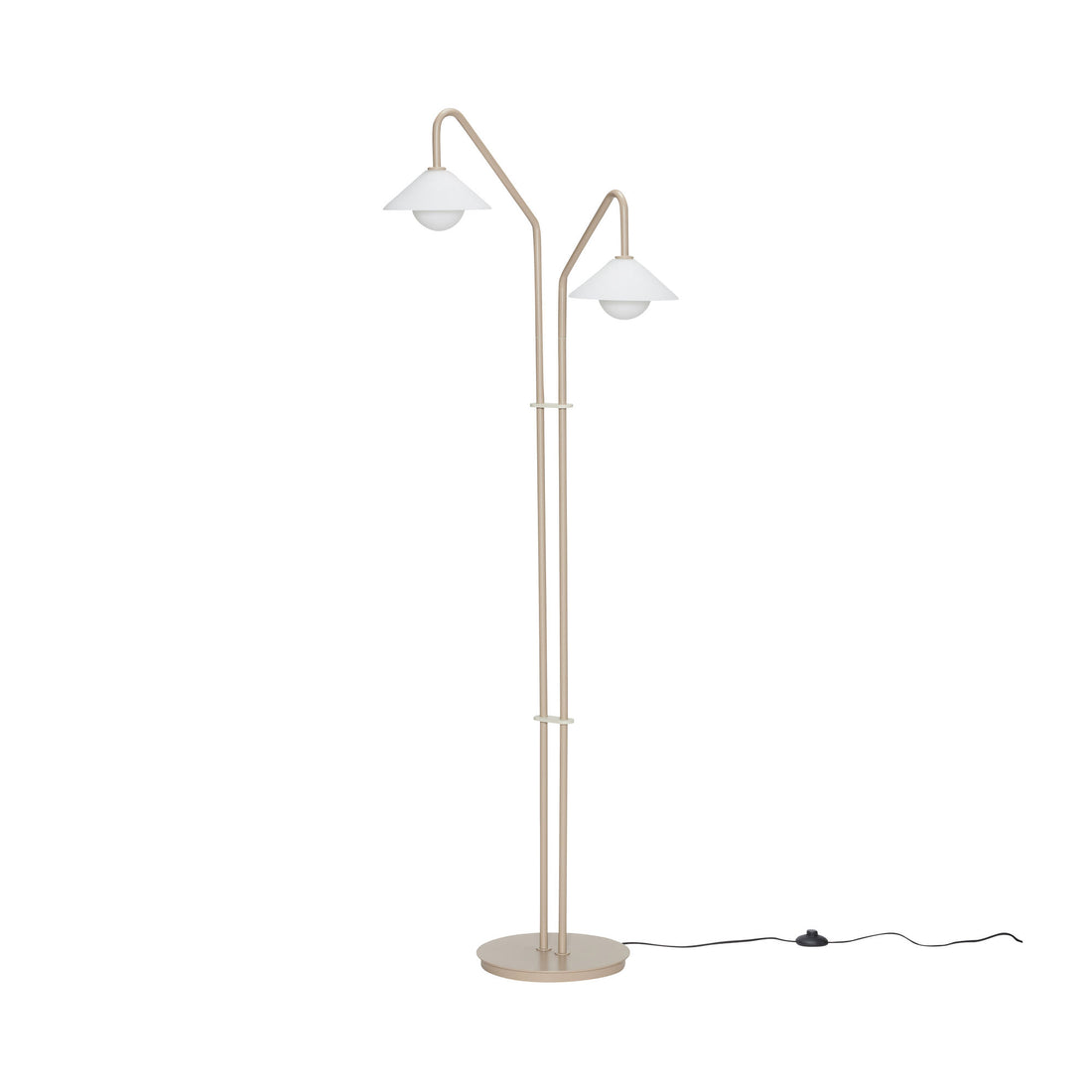 Hübsch Comos gulvlampe beige