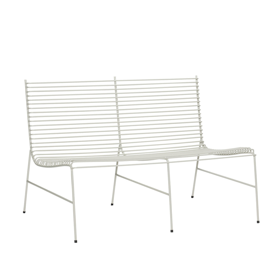 Hübsch String Bench Light Grey