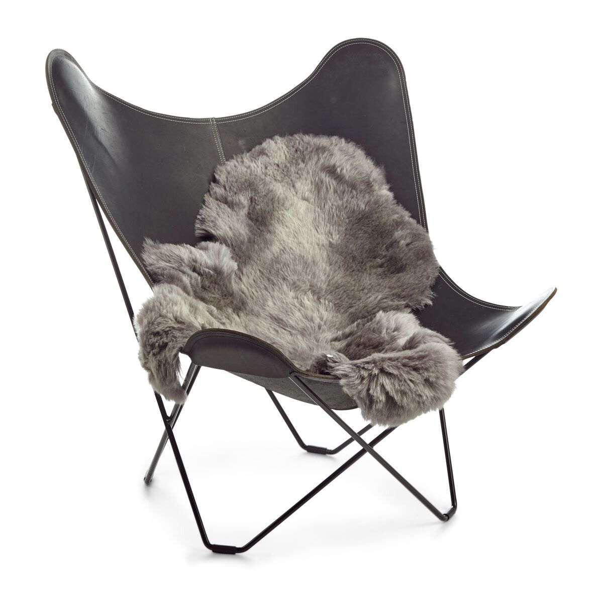 Lammeskinn | Korthåret | Island | 100-120x60 cm