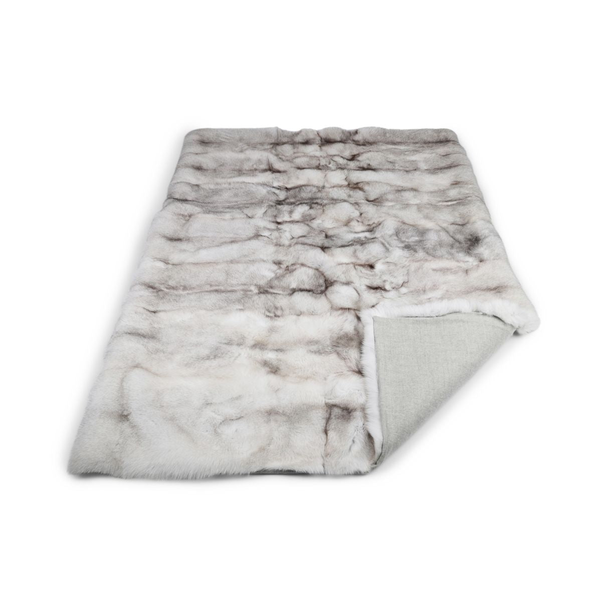 Premium teppe av rev | Baksiden av kashmir | Blue Fox | 230x320 cm