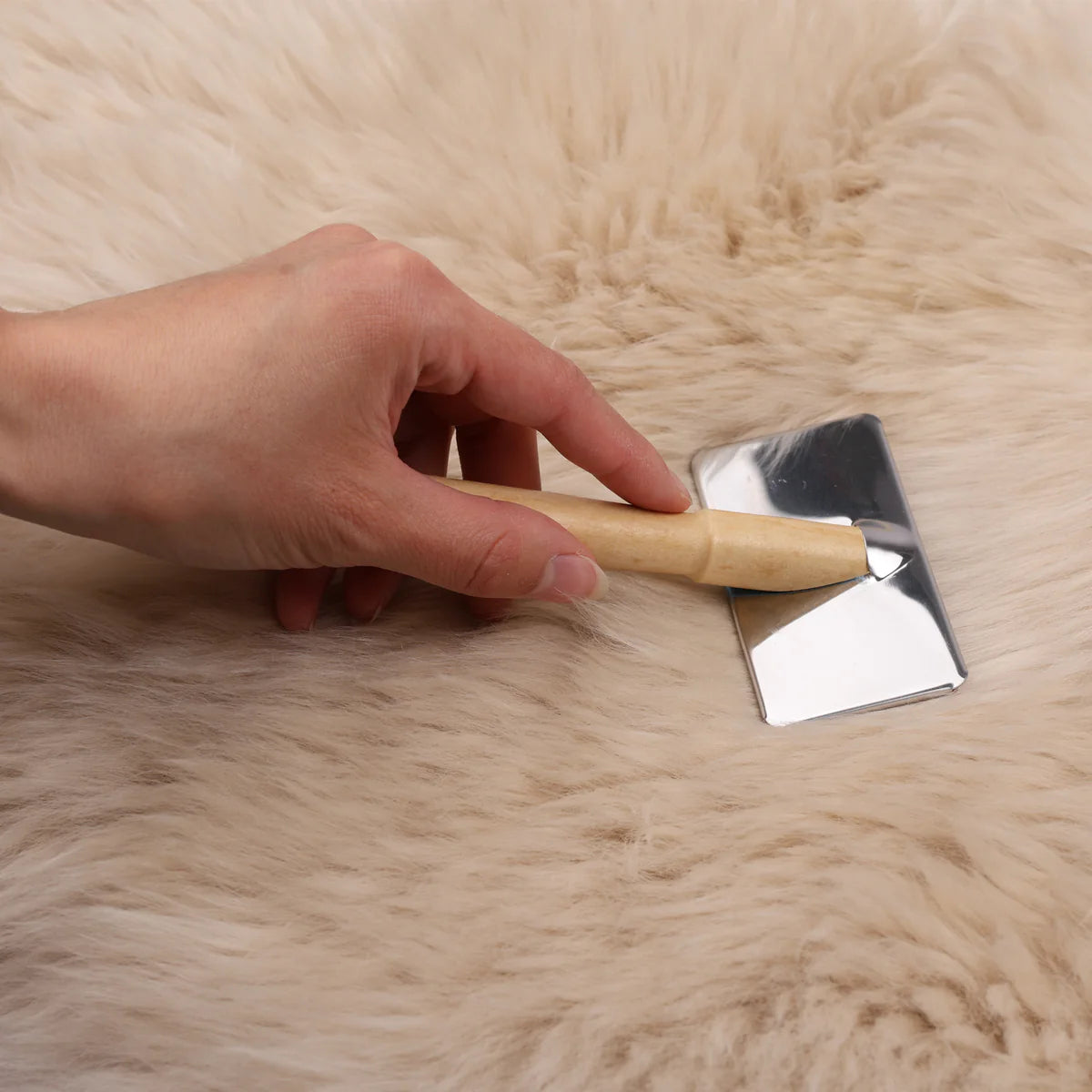 Lambskin børste