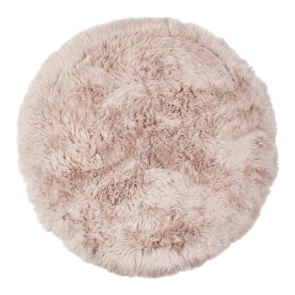 Designerteppe | Langhåret | New Zealand | Ø140 cm