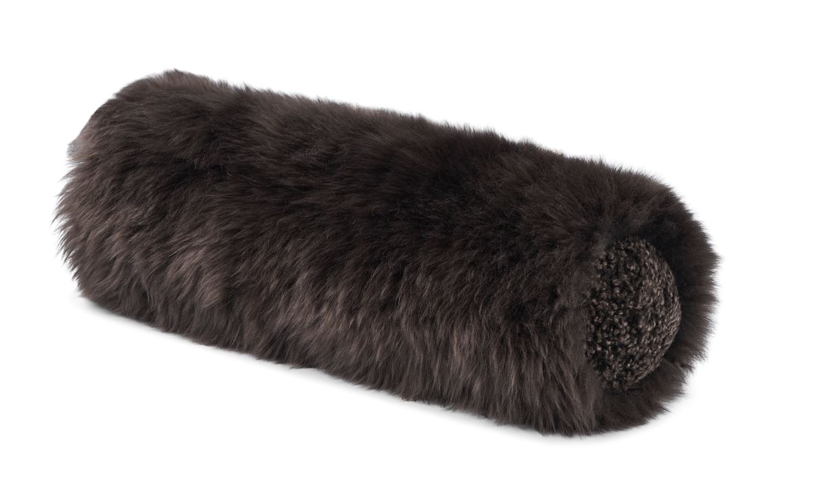 Bolster pute | Langt og kort hår | New Zealand Lambskin | D20XL52 cm