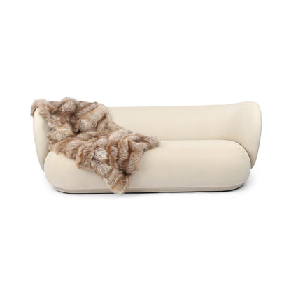 Premium teppe av rev | Baksiden av kashmir | Pastell | 160x70 cm