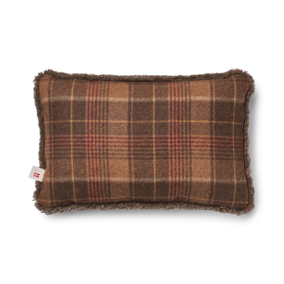 Sjekket samling | Ullpute | Korthåret | 34x52 cm