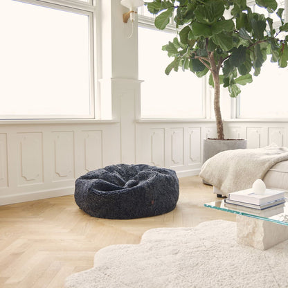 Rund bønneposestol | Korthåret | New Zealand | 73x74 cm og 92x93 cm