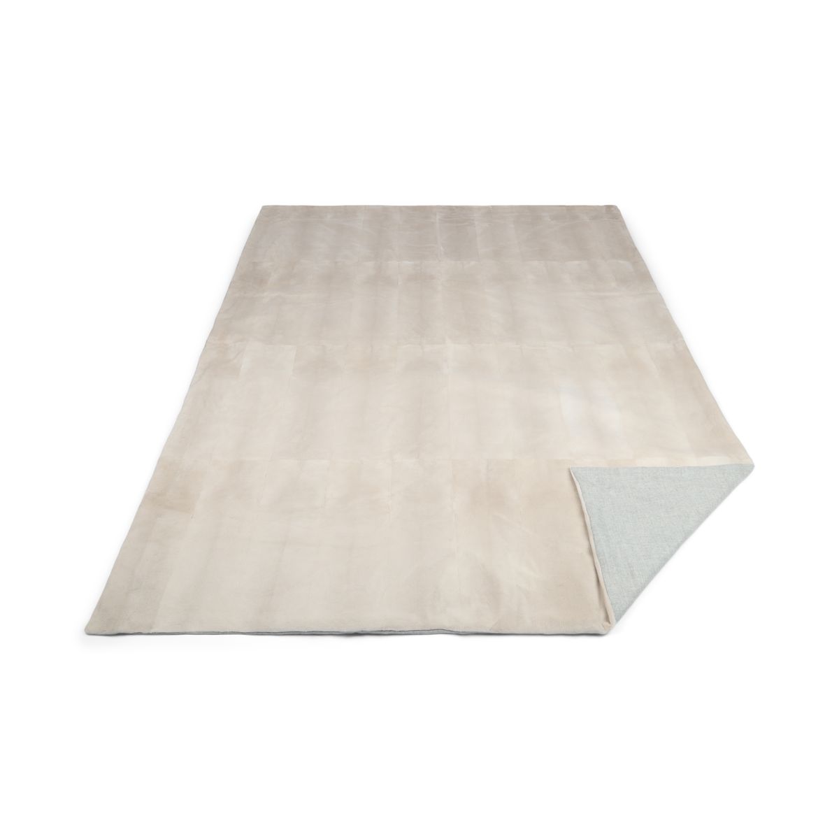 Mink pledd | Cashmere bakside | Perle | 235x162 cm