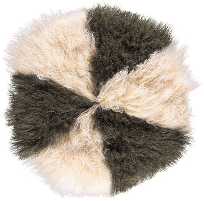 Lammeskinnspute | Krøllete | Tibet | Ø45 cm, Ø62 cm &amp; Ø38 cm