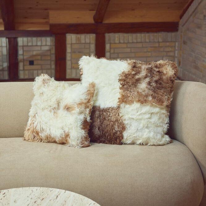 Lammeskinnspute | Toscana | Dobbeltsidig