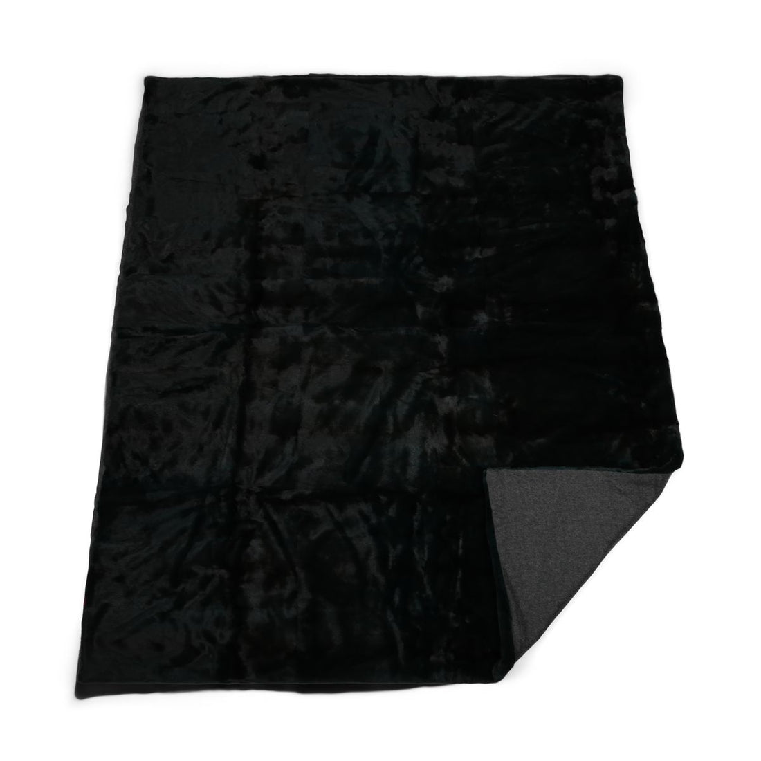 Mink pledd | Baksiden av kashmir | Antikk grønn | 180x210 cm