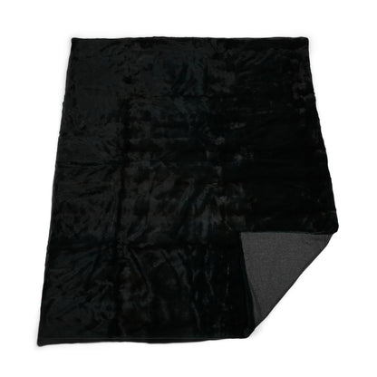 Mink pledd | Baksiden av kashmir | Antikk grønn | 180x210 cm