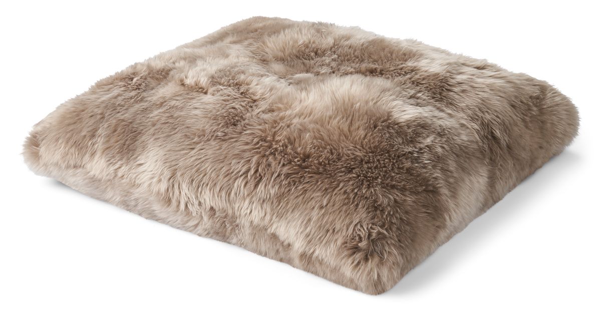 Maxi Float pute | Langhåret | New Zealand | Dobbeltsidig | 90x90 cm