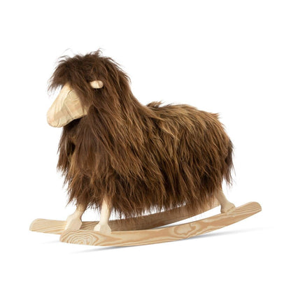 Manray Povl Kjer Design | Langhåret lammeskinn | Stor L85xB25xH60 cm